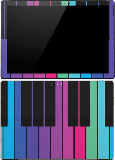 Color Piano Keys Surface Pro (2017) Skin
